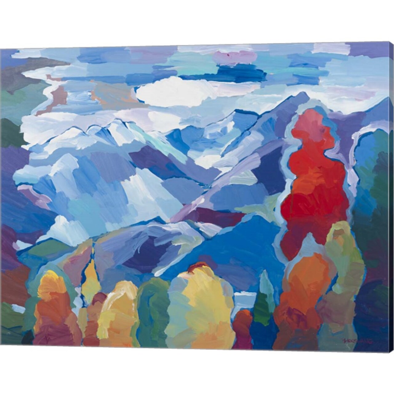 Nature's Composition by Hooshang Khorasani 20" x 16" Canvas Wall Art